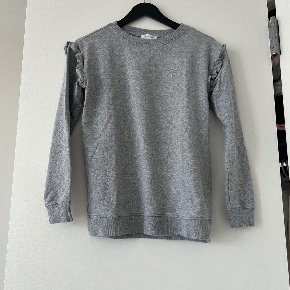 Calvin Klein Ruffled Sweatshirt - Picture 7 of 10